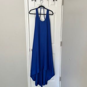 Vibrant blue BCBGMAXAZRIA long dress